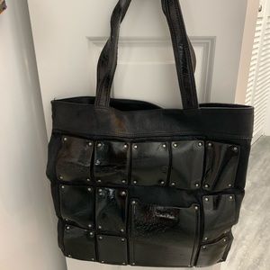 Calvin Klein black tote bag